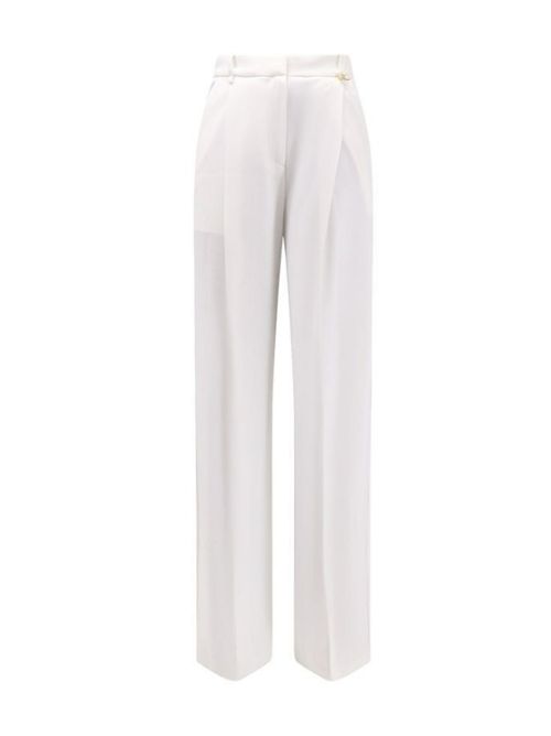 CREPE FABRIC TROUSERS ELISABETTA FRANCHI | PA16761E2360 avorio